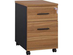 Συρταριέρα γραφείου 2 συρτάρια Supreme honey oak 38x40x60cm HM2356 - Έπιπλα για όλους τους χώρους από το Oikonomou-shop