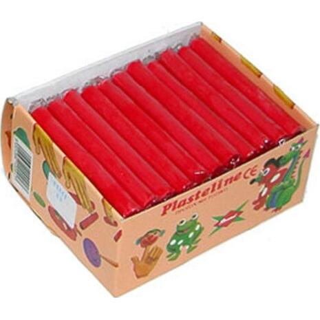 Πλαστελίνη Record σε κουτί μονόχρωμη κόκκινη (συσκευασία 11 τεμαχίων) (Κόκκινο)