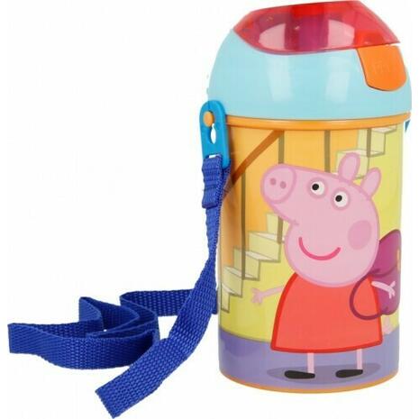 Παγουρίνο πλαστικό GIM Stor Peppa Pig Pop Up 450ml (530-48669) - Ανακαλύψτε Πλαστικά Παγούρια επώνυμων brands που μπορείτε να βασιστείτε και να εμπιστευτείτε για τα παιδιά σας από το Oikonomou-shop.