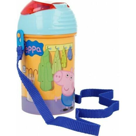 Παγουρίνο πλαστικό GIM Stor Peppa Pig Pop Up 450ml (530-48669) - Ανακαλύψτε Πλαστικά Παγούρια επώνυμων brands που μπορείτε να βασιστείτε και να εμπιστευτείτε για τα παιδιά σας από το Oikonomou-shop.