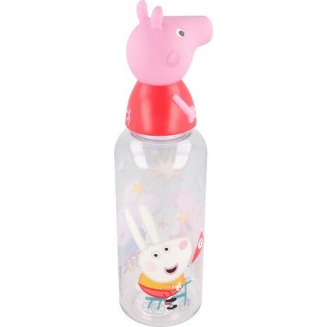 Παγουρίνο πλαστικό GIM Stor 3D Peppa Pig 560ml (530-10115) - Ανακαλύψτε Πλαστικά Παγούρια επώνυμων brands που μπορείτε να βασιστείτε και να εμπιστευτείτε για τα παιδιά σας από το Oikonomou-shop.
