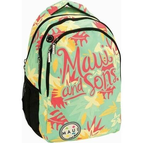 Σακίδιο πλάτης BMU Maui & Sons Summer Flower (339-46031) - Ανακάλυψε επώνυμες Σχολικές Τσάντες Πλάτης κορυφαίων brands από το Oikonomou-Shop.gr.