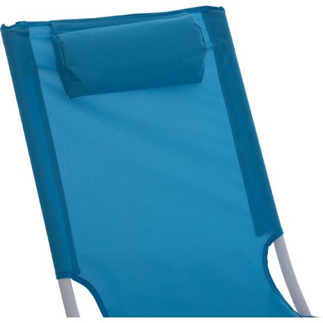Καρέκλα παραλίας μεταλλική με ψηλή πλάτη σιελ ύφασμα HM5150 - Ανακάλυψε ποιοτικά και μοντέρνα Έπιπλα και Ξαπλώστρες για να απολαύσεις τον ήλιο με άνεση από το Oikonomou-shop.