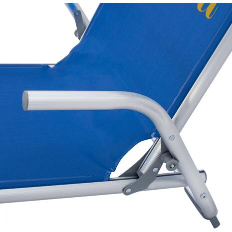 Καρέκλα παραλίας αλουμινίου βαρέως τύπου με ψηλή πλάτη μπλε HM5053.01 - Ανακάλυψε ποιοτικά και μοντέρνα Έπιπλα και Ξαπλώστρες για να απολαύσεις τον ήλιο με άνεση από το Oikonomou-shop.