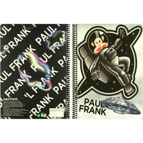 Τετράδιο σπιράλ BMU Paul Frank Drifter 2 θεμάτων Α4 70 φύλλα (346-70440) - Ανακάλυψε Τετράδια σχολικά για μαθητές και φοιτητές για το γραφείο ή το σπίτι από το Oikonomou-shop.gr