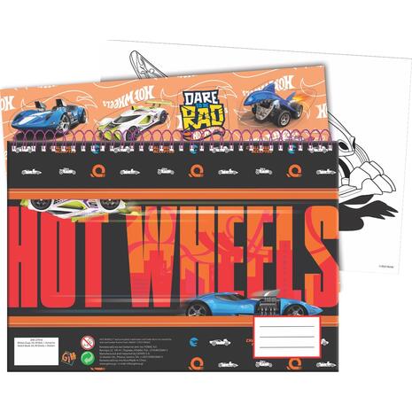 Μπλοκ Ζωγραφικής GIM Hot Wheels  Α4 23x33cm 40 φύλλων με αυτοκόλλητα (349-27416)  - Ανακάλυψε Μπλοκ ζωγραφικής σε διάφορα μεγέθη και υπέροχα σχέδια από το Oikonomou-shop.gr.