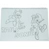 Μπλοκ Ζωγραφικής GIM Sonic 2 Α4 23x33cm 40 φύλλων με αυτοκόλλητα (334-80416) - Ανακάλυψε Μπλοκ ζωγραφικής σε διάφορα μεγέθη και υπέροχα σχέδια από το Oikonomou-shop.gr.