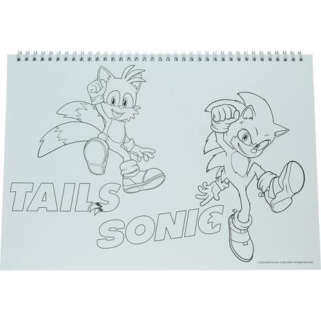 Μπλοκ Ζωγραφικής GIM Sonic 2 Α4 23x33cm 40 φύλλων με αυτοκόλλητα (334-80416) - Ανακάλυψε Μπλοκ ζωγραφικής σε διάφορα μεγέθη και υπέροχα σχέδια από το Oikonomou-shop.gr.