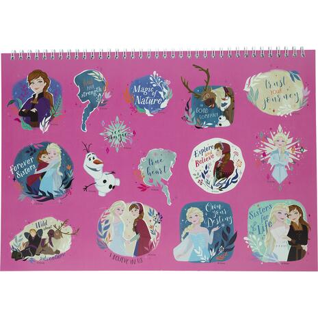 Μπλοκ Ζωγραφικής GIM Frozen Α4 23x33cm 40 φύλλων με αυτοκόλλητα (341-68416) - Ανακάλυψε Μπλοκ ζωγραφικής σε διάφορα μεγέθη και υπέροχα σχέδια από το Oikonomou-shop.gr.