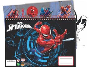 Μπλοκ Ζωγραφικής GIM Spiderman Α4 23x33cm 40 φύλλων με αυτοκόλλητα (337-03416) - Ανακάλυψε Μπλοκ ζωγραφικής σε διάφορα μεγέθη και υπέροχα σχέδια από το Oikonomou-shop.gr.