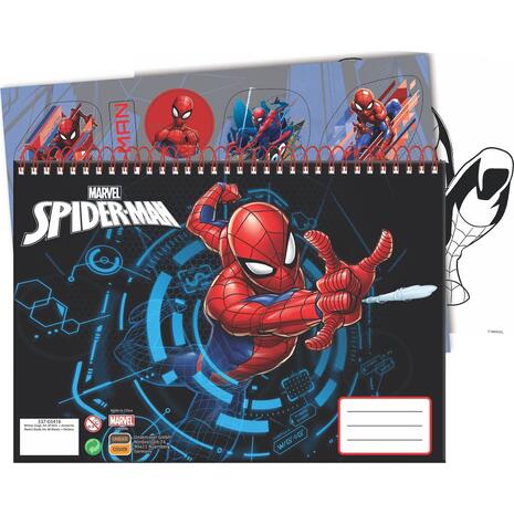 Μπλοκ Ζωγραφικής GIM Spiderman Α4 23x33cm 40 φύλλων με αυτοκόλλητα (337-03416) - Ανακάλυψε Μπλοκ ζωγραφικής σε διάφορα μεγέθη και υπέροχα σχέδια από το Oikonomou-shop.gr.