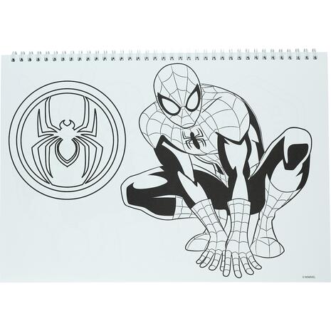 Μπλοκ Ζωγραφικής GIM Spiderman Α4 23x33cm 40 φύλλων με αυτοκόλλητα (337-03416) - Ανακάλυψε Μπλοκ ζωγραφικής σε διάφορα μεγέθη και υπέροχα σχέδια από το Oikonomou-shop.gr.