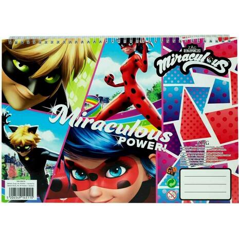 Μπλοκ Ζωγραφικής GIM Ladybug Miraculous Power! Α4 23x33cm 40 φύλλων με αυτοκόλλητα (346-06416) - Ανακάλυψε Μπλοκ ζωγραφικής σε διάφορα μεγέθη και υπέροχα σχέδια από το Oikonomou-shop.gr.