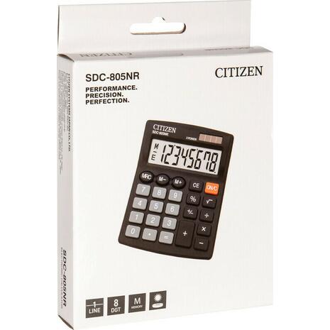 Αριθμομηχανή CITIZEN SDC-805NR 8 ψηφίων μαύρο - Ανακάλυψε επώνυμες και αξιόπιστες Αριθμομηχανές που θα σου λύσουν τα χέρια από το Oikonomou-shop.gr.