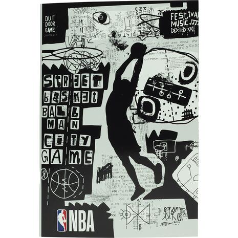 Τετράδιο καρφίτσα BMU NBA Red Ball Street 17x25cm 40 φύλλων σε διάφορα σχέδια (338-96400)