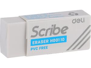 Γόμα λευκή Deli Scribe H00110 pvc free 42x17x10mm μικρή - Ανακάλυψε Γόμες για να σβήνεις τα ίχνη σου από το χαρτί από το Oikonomou-shop.gr.