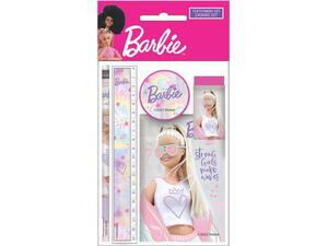 Σετ σχολικό GIM Barbie (μπλοκ, μολύβι ,γόμα, ξύστρα, χάρακα) (349-71755) - Ανακάλυψε Σετ Σχολικό με τους αγαπημένους σου ήρωες από το Oikonomou-shop.gr.