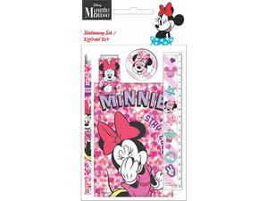 Σετ σχολικό GIM Minnie (μπλοκ, μολύβι ,γόμα, ξύστρα, χάρακα) (340-417555) - Ανακάλυψε Σετ Σχολικό με τους αγαπημένους σου ήρωες από το Oikonomou-shop.gr.