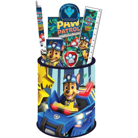 Μολυβοθήκη σετ δώρου GIM Paw Patrol (μολύβι, γόμα, ξύστρα, χάρακα, μπλοκάκι ,πιαστράκι) (334-38884) - Ανακάλυψε Σετ γραφείου - Μολυβοθήκες με μοναδικό design για να διακοσμήσετε με κομψότητα και στυλ το γραφείο σας από το Oikonomou-shop.gr.