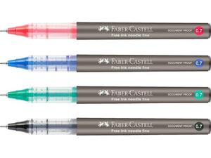 Στυλό FABER CASTELL Free Ink Needle Roller Fine 0.7mm διάφορα χρώματα - Ανακάλυψε στυλό σε μεγάλη ποικιλία από όλους τους επώνυμους κατασκευαστές γραφικής ύλης στο Oikonomou-shop.gr.