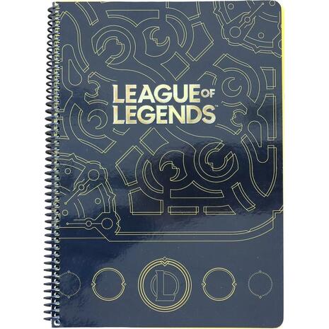 Τετράδιο σπιράλ GIM League of Legends Α4 2 θεμάτων 70 φύλλα διάφορα σχέδια (345-05440) - Ανακάλυψε Τετράδια σχολικά για μαθητές και φοιτητές για το γραφείο ή το σπίτι από το Oikonomou-shop.gr.