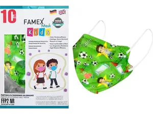 Μάσκα υψηλής προστασίας παιδική FAMEX FFP2 NR PFE≥95% Sports (1 τεμάχιο)