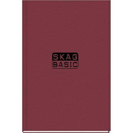 Τετράδιο Skag Basic 17x25cm 1 θέματος 96 φύλλα ριγέ σε διάφορα χρώματα (280815) (Διάφορα χρώματα)