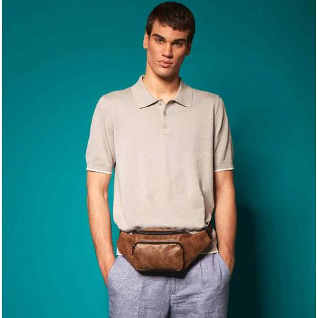 Τσαντάκι μέσης μπανάνα POLO Curio Dark Brown - Σκούρο Καφέ (9-08-036-7900)