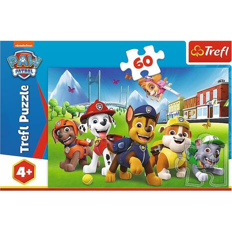 Παζλ TREFL paw patrol on the grass (60 τεμαχίων) (17375) - Ανακάλυψε Πάζλ με ποικίλα θέματα και εντυπωσιακή τεχνοτροπία για ενήλικες και παιδιά από το Oikonomou-shop.gr.