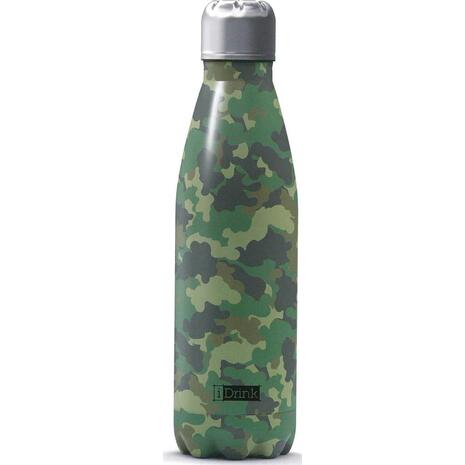 Μπουκάλι θερμός i drink ID0026 therm bottle 500ml mimetic - Ανακαλύψτε Μεταλλικά Παγουρίνο που μπορείτε να βασιστείτε και να εμπιστευτείτε για τα παιδιά σας από το Oikonomou-shop.