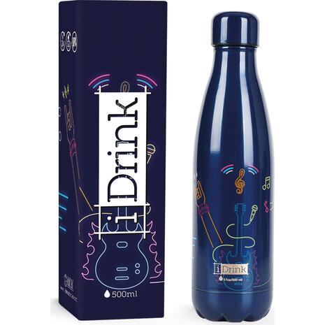 Μπουκάλι θερμός i drink id0034 therm bottle 500ml Rock - Ανακαλύψτε Μεταλλικά Παγουρίνο που μπορείτε να βασιστείτε και να εμπιστευτείτε για τα παιδιά σας από το Oikonomou-shop.
