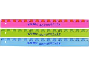 Χάρακας KUM Softie & Flex 30cm σε διάφορα χρώματα (2250219)