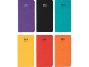 Ημερολόγιο εβδομαδιαίο "Tempo" 7x10.5cm 2023 σε διάφορα χρώματα
