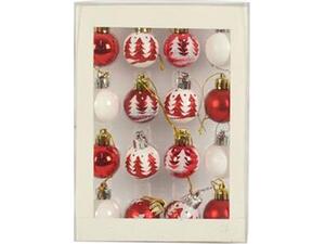 Χριστουγεννιάτικες μπάλες πλαστικές κόκκινες και άσπρες Ø 3εκ (συσκευασία 16 τεμαχίων) - Ανακάλυψε όλα τα Xριστουγεννιάτικα Eίδη για να είσαι έτοιμος έως τα Χριστούγεννα από το Oikonomou-shop.gr.