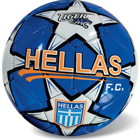 Μπάλα ποδοσφαίρου συνθετική δερμάτινη Startoys Tiger Hellas μπλε (35/798)