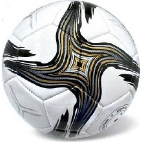 Μπάλα ποδοσφαίρου συνθετική δερμάτινη Startoys Match Line Galaxy Gold Silver (35/850)