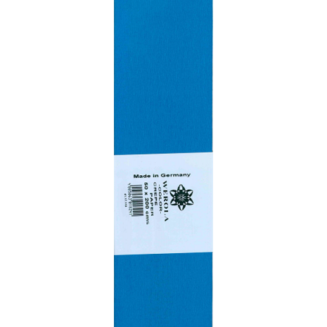 Χαρτί γκοφρέ Werola 50x200 cm Peacock Blue No 124