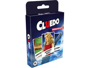 Επιτραπέζιο Clue Card Game, παιχνίδι με κάρτες (E7589), για 3-4 Παίκτες 8+ Ετών.
