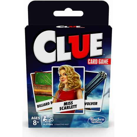 Επιτραπέζιο Clue Card Game, παιχνίδι με κάρτες (E7589), για 3-4 Παίκτες 8+ Ετών.