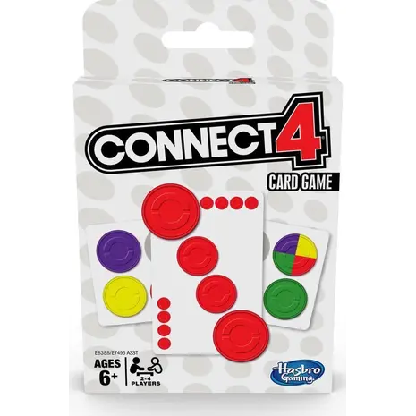 Επιτραπέζιο Connect 4 Card Game, παιχνίδι με κάρτες, για 2-4 Παίκτες 6+ Ετών (E8388) - Ανακάλυψε Επιτραπέζια παιχνίδια για παιδιά, ενήλικους και για όλη την οικογένεια από το Oikonomou-shop.gr.