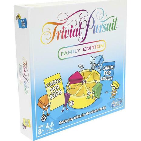 Επιτραπέζιο Trivial Pursuit Family Edition (E1921) - Ανακάλυψε Επιτραπέζια παιχνίδια για παιδιά, ενήλικους και για όλη την οικογένεια από το Oikonomou-shop.gr.