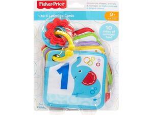 Μαλακές κάρτες - κουδουνίστρες Fisher Price Soft Turn and Learn Cards από Ύφασμα για Νεογέννητα (GFX90)