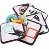 Μαλακές κάρτες - κουδουνίστρες Fisher Price Soft Turn and Learn Cards από Ύφασμα για Νεογέννητα (GFX90)