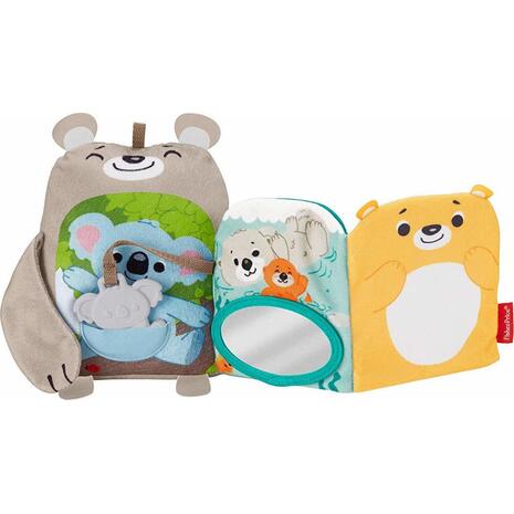 Βιβλίο Δραστηριοτήτων Sit & Snuggle Fisher Price από Ύφασμα με Ήχους για 3+ Μηνών (GJD37)