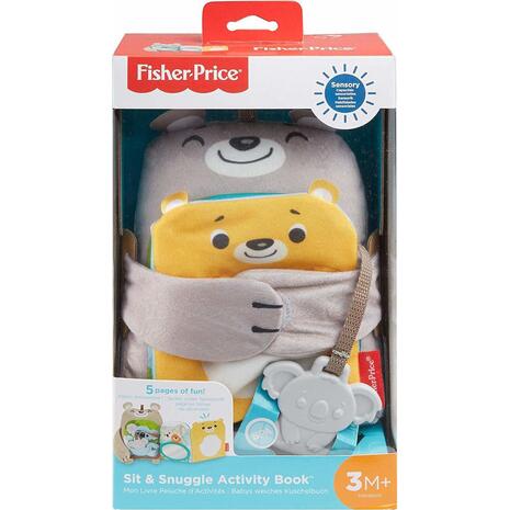 Βιβλίο Δραστηριοτήτων Sit & Snuggle Fisher Price από Ύφασμα με Ήχους για 3+ Μηνών (GJD37)