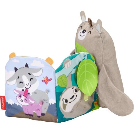 Βιβλίο Δραστηριοτήτων Sit & Snuggle Fisher Price από Ύφασμα με Ήχους για 3+ Μηνών (GJD37)