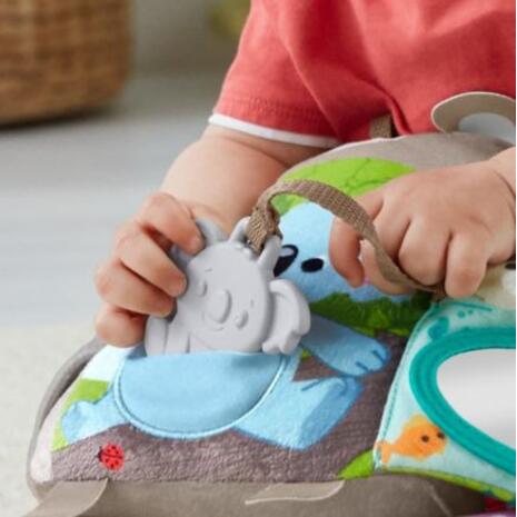 Βιβλίο Δραστηριοτήτων Sit & Snuggle Fisher Price από Ύφασμα με Ήχους για 3+ Μηνών (GJD37)