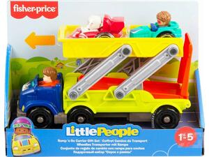 Σετ Φορτηγό Fisher Price  Little People Ramp N Go Carrier wheelies νταλίκα (HBX23)