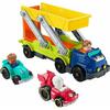 Σετ Φορτηγό Fisher Price  Little People Ramp N Go Carrier wheelies νταλίκα (HBX23)