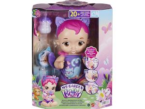 Κούκλα My garden baby Μωράκι γατάκι "μαμ & νάνι" ροζ μαλλιά  32cm (HHP28)